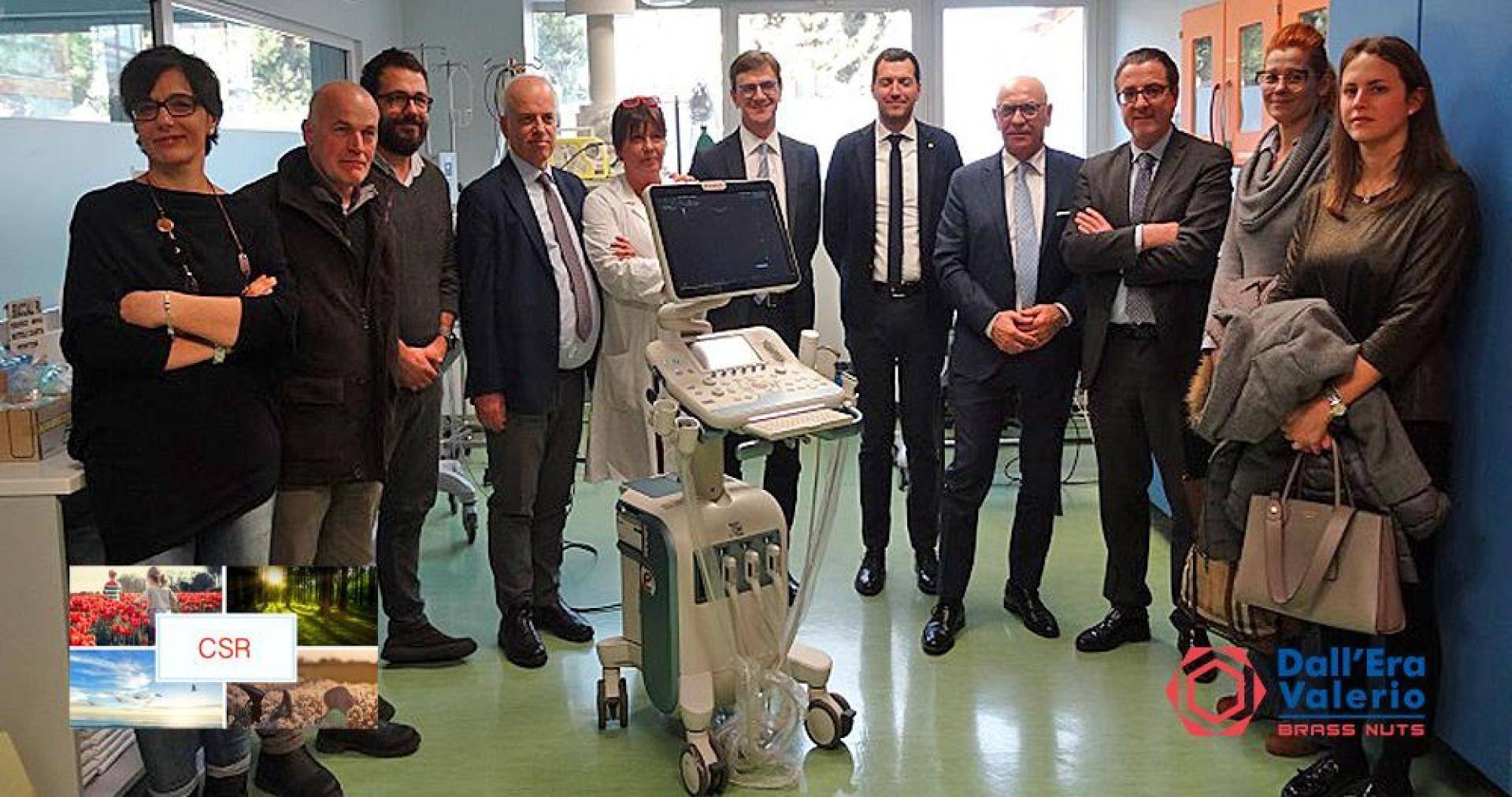 Donation of an ultrasound scanner to Gavardo hospital