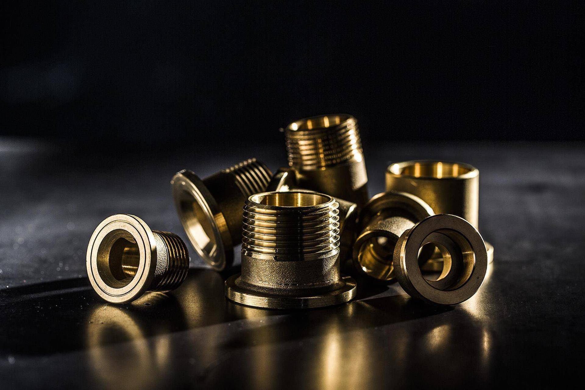 Strong market for brass heating tangs and gas connection nuts